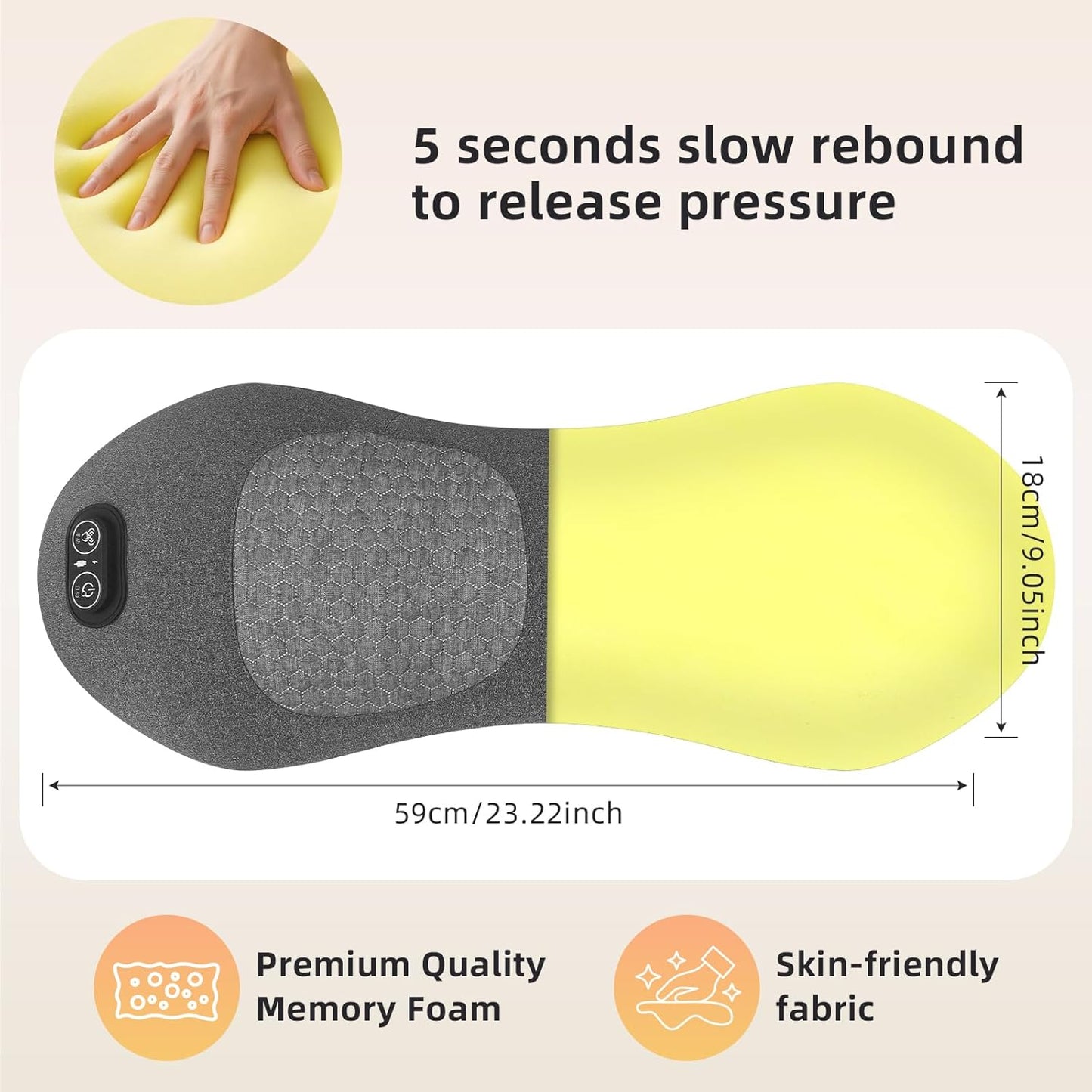 WoolleyHug™ Triple Fusion Back Massager