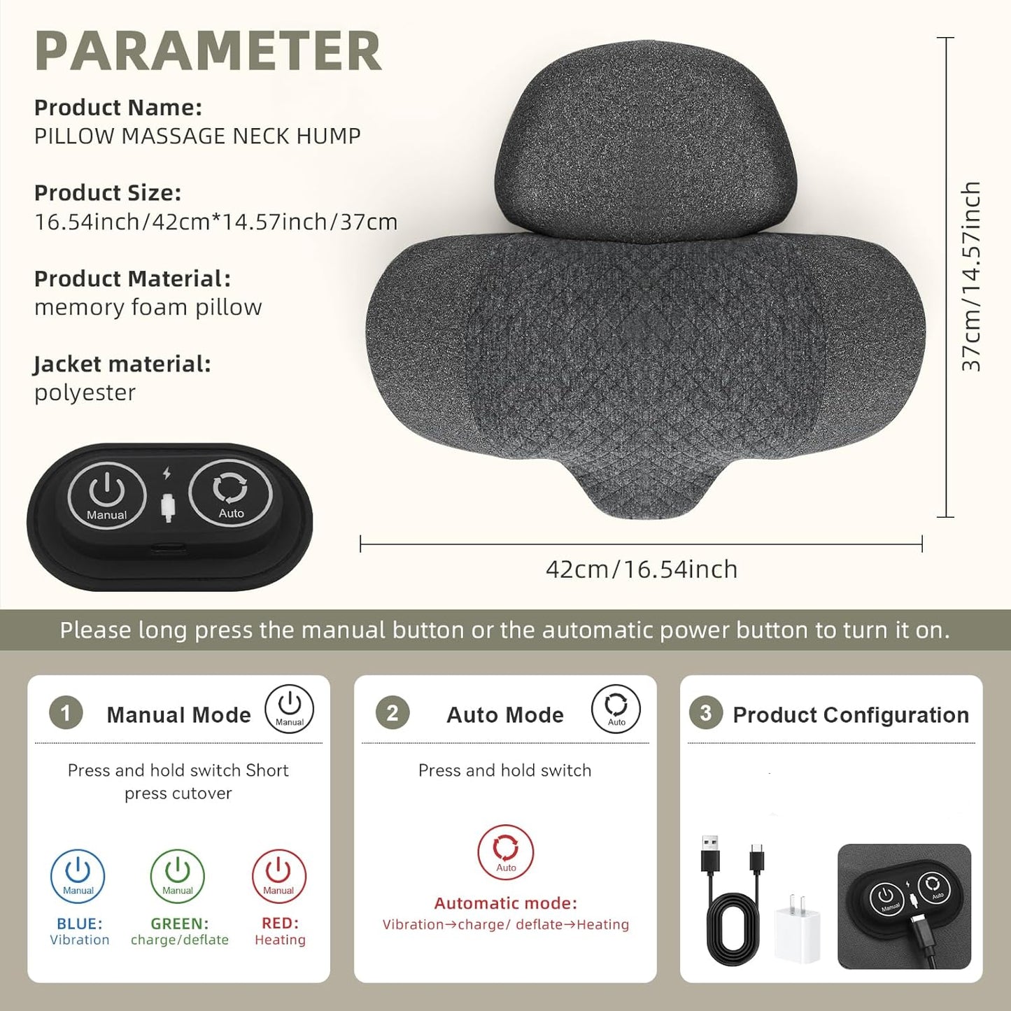 WoolleyHug™ Triple Fusion Neck Massager