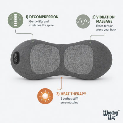 WoolleyHug™ Triple Fusion Back Massager
