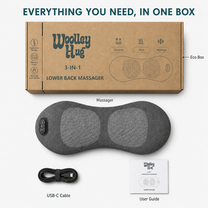 WoolleyHug™ Triple Fusion Back Massager